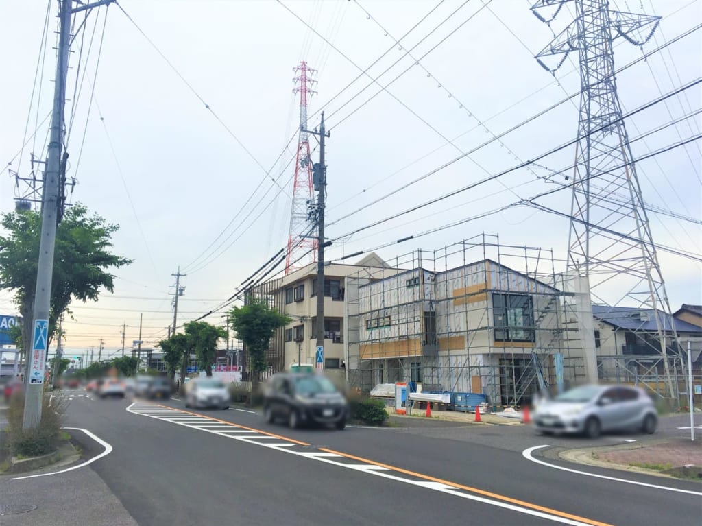 一宮グルメ通りにできる新しいお店　２０２１年５月２８日時点
