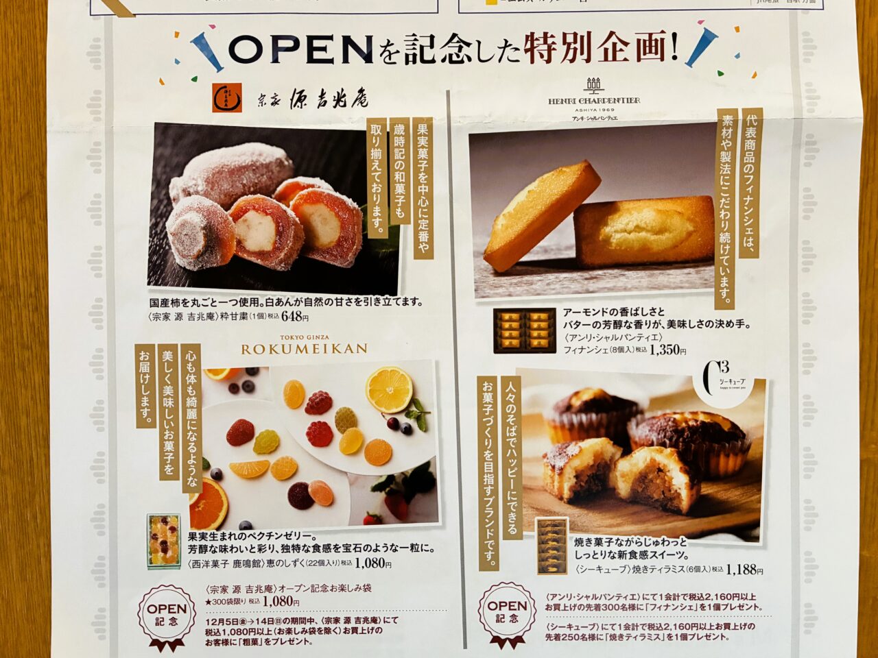 イチビルのチラシ