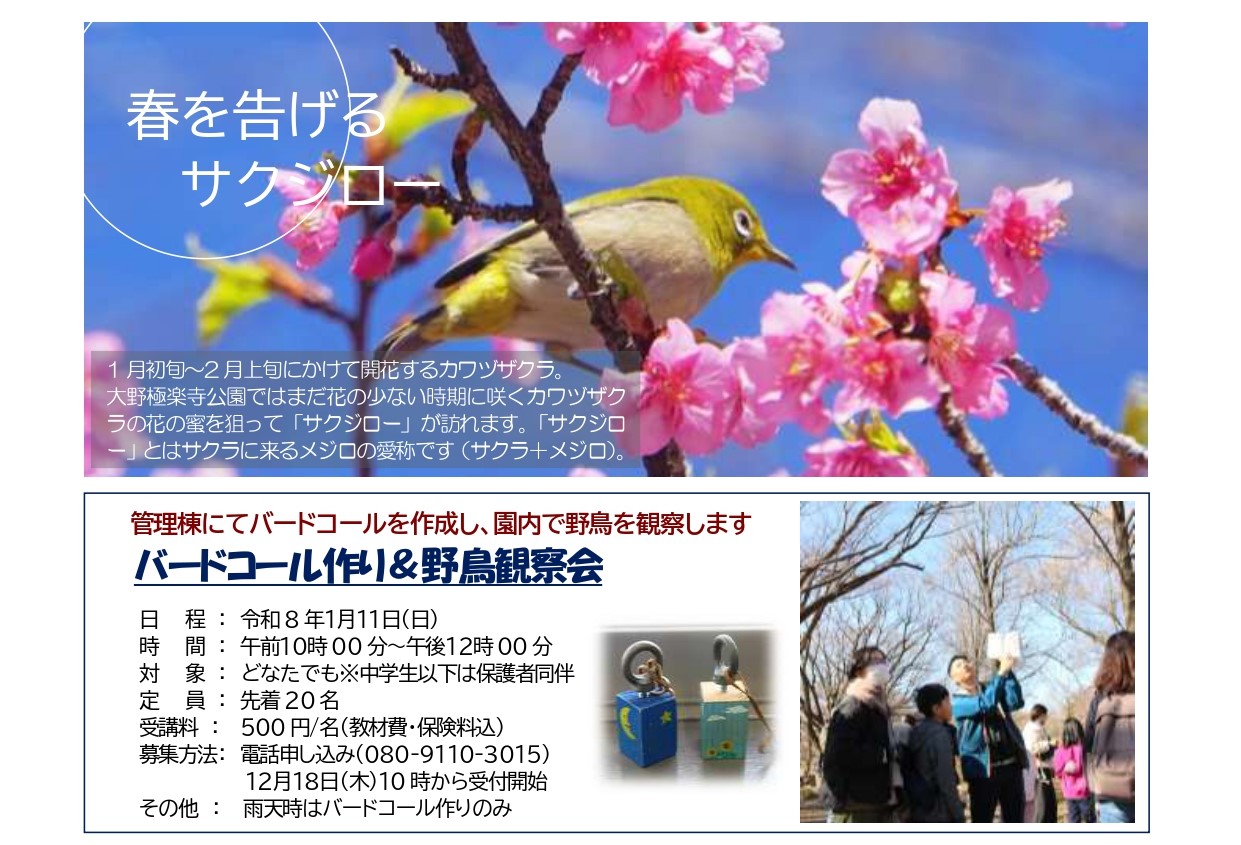 提供:大野極楽寺公園